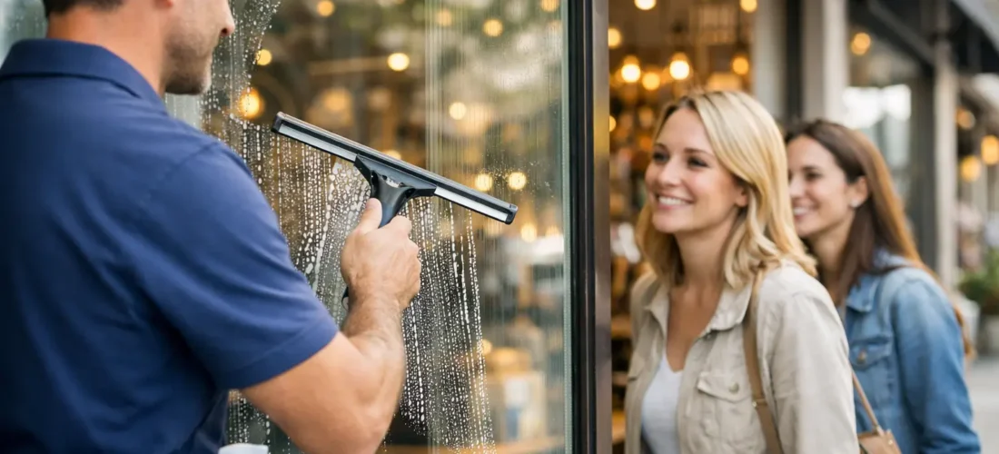 Shopfront Window Cleaning That Brings People In